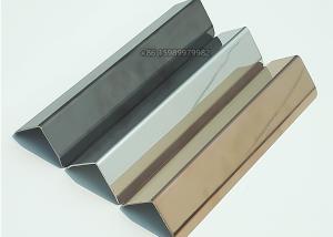 China 25mm Stainless Steel Corner Protectors , ODM Stainless Steel Wall Trim on sale