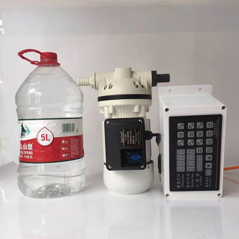 Restaurant Small Single Head Magnetic Pump Filling Machine with Motor Core Components