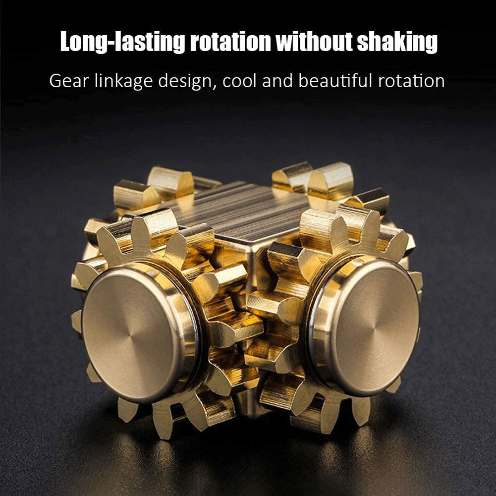 Gear Linkage Metal Hand Spinner for Adults Pressure Relief and Improved Concentration