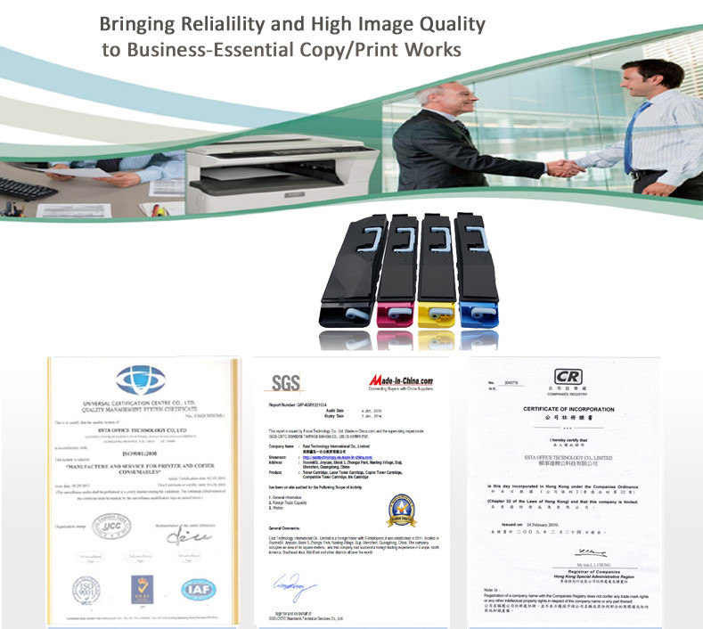 Kyocera Taskalfa Toner 250CI Rainbow Set TK865 12000 Page Yield