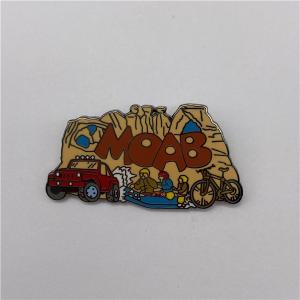 China Zinc Alloy 2D 1/2&quot;-5&quot; Soft Enamel Lapel Pins wholesale