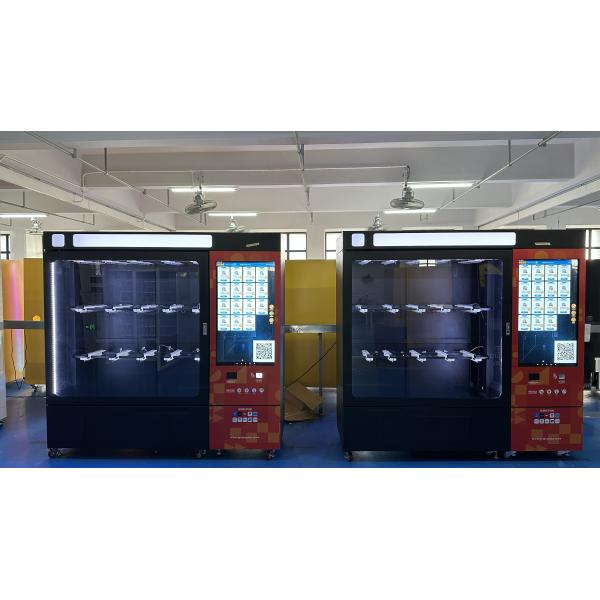 Automated Clothing Vending Machine with 43-inch Touchscreen and Customizable Stickers for 24/7 Apparel Sales