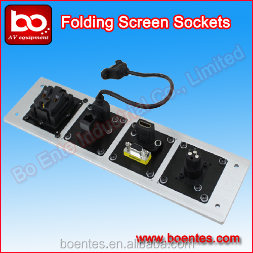 BNT Hotel Wall Multiple Power Socket Panel for USB / HD--MI / VGA / Lan