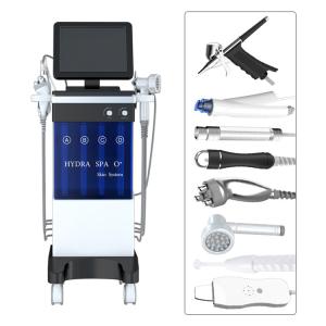 China Commercial 9 in1 Oxygen Hydrafacial Machine , 90Kpa Skin Spa Machine wholesale