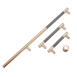 China Golden Zinc Alloy Furniture Drawer Handle Pulls Single Hole wholesale