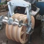 Nylon Aluminum Stringing Block Grounding Roller Cable Feeding Sheave