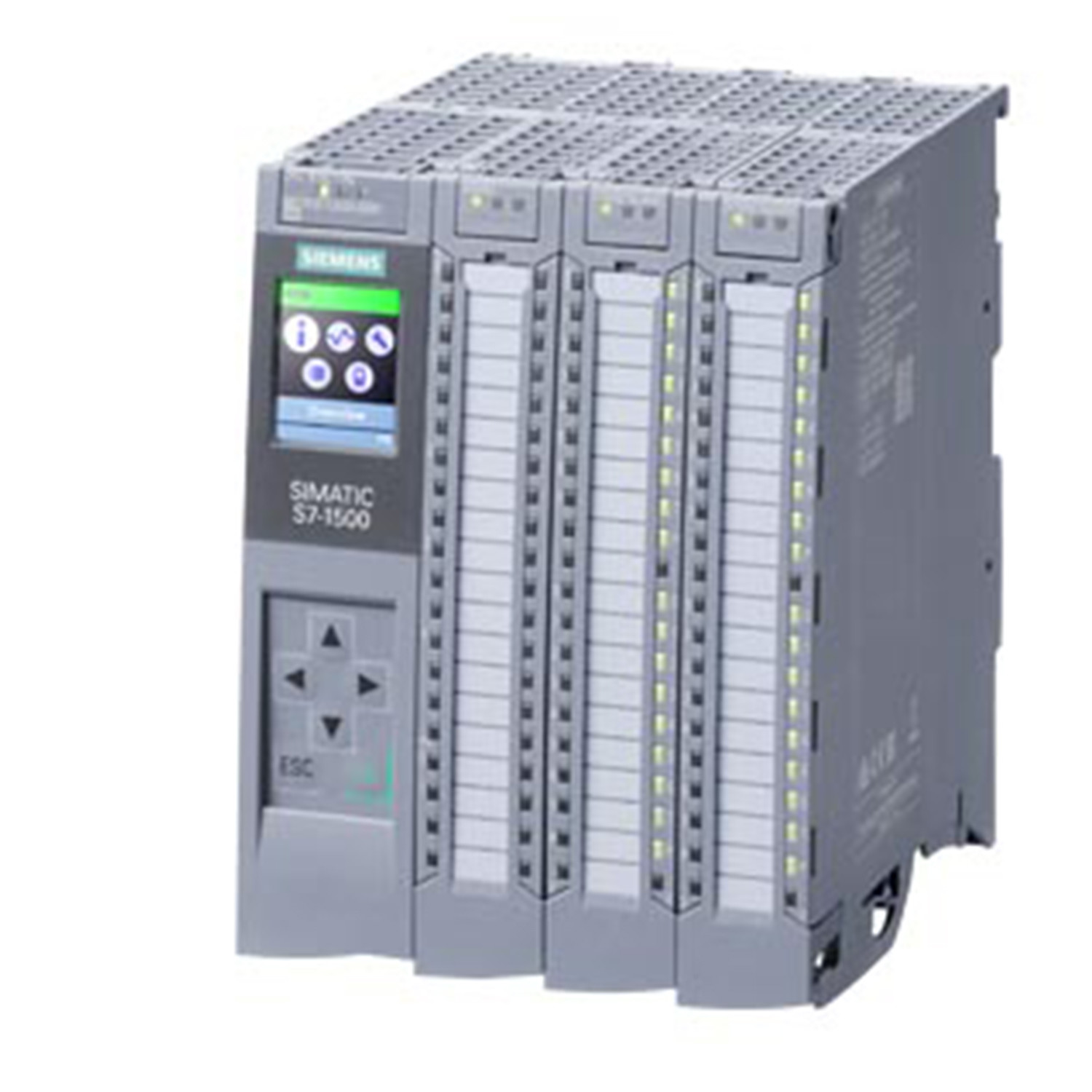 SIEMENS 6ES7512-1CK01-0AB0 PROFINET IRT WITH 2 PORT SWITCH, 48 NS BIT-PERFORMANCE, INCL. FRONT CONNECTOR PUSH-IN,