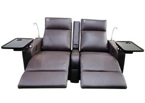 China Leather Cinema Theater Sofa USB Modern Recliner Chair wholesale