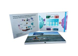 China Rechargeable LCD Invitation Card 2G Memory Capacity Used In Promotion wholesale