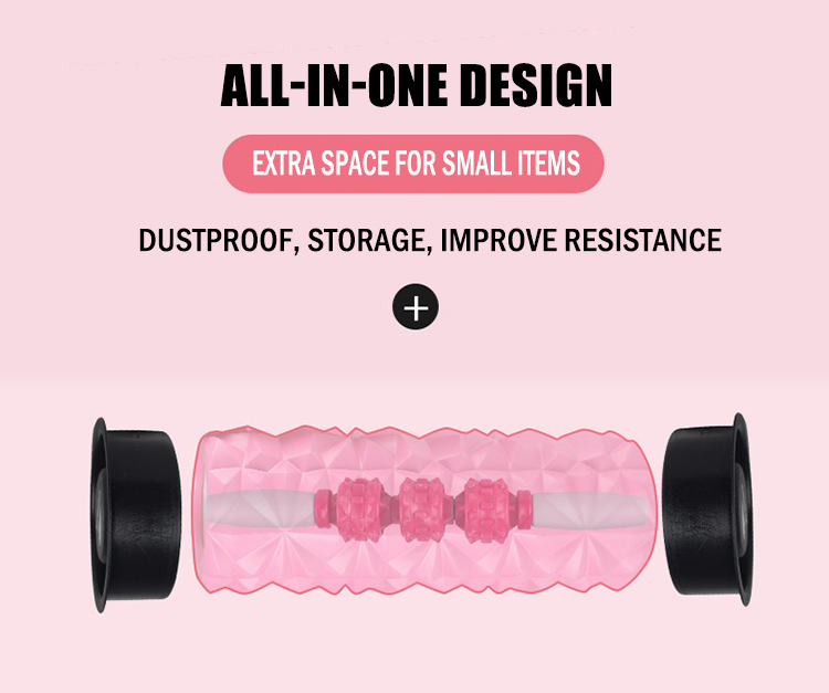 33*14cm Hollow Trigger Point Foam Roller Eva Eco Yoga Exercise