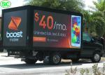 P5 RGB Video Mobile Truck LED Display , Truck Advertising LED Screen 3G WIFI