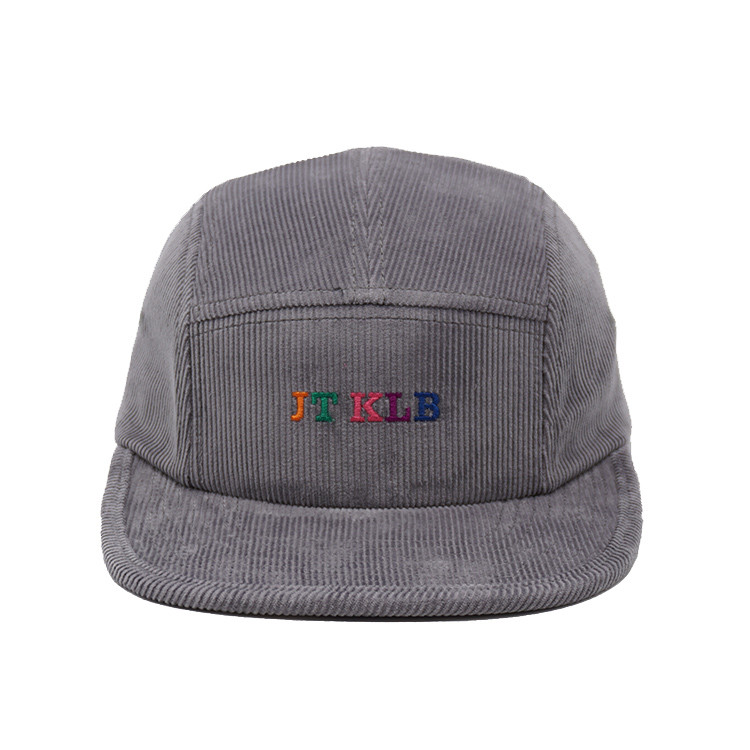 Grey 5 Panel Trucker Cap Visor Unisex Premium Baseball Hat Snapback Adjustable One Size
