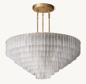 China ROSH 60 Watts Antique Brass Pendant Chandelier Dining Room wholesale