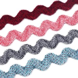China Multi Colors Zig Zag Rick Rack Trim For Clothes Decoration wholesale