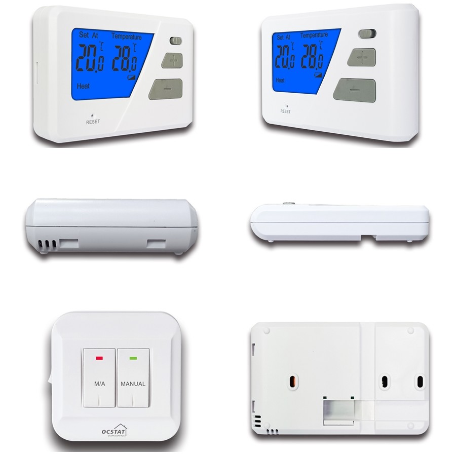 230V White Color Non - Programmable Boiler Room Thermostat For Heating Control