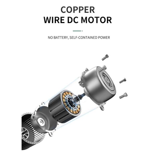 Lithium Battery Ac/Dc12v Solar Charging Floor Fan Vertical Remote Control