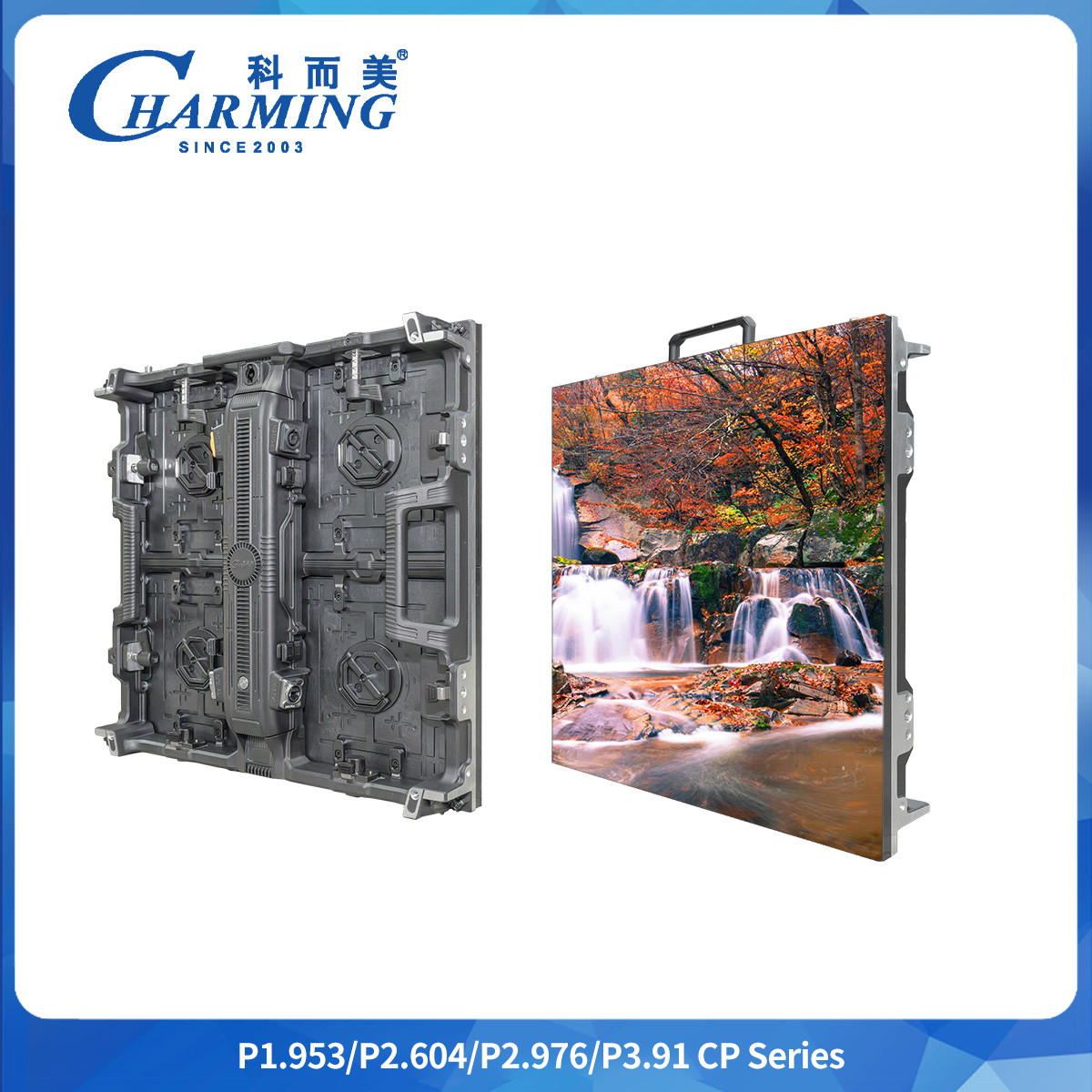Round Minimum Diameter 1.91m Detachable P2.6/2.98/3.91 CP Series Outdoor LED Video Wall With Stainless Steel Quick Lock
