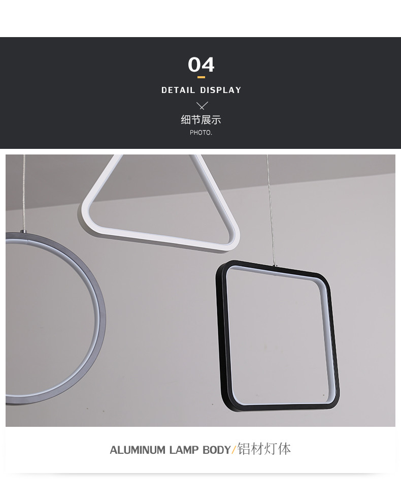 2018 new fashion simple modern indoor ceiling lamp