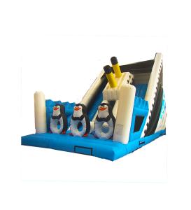 China Children Fun Park Inflatable Penguin Slide For Rentals wholesale