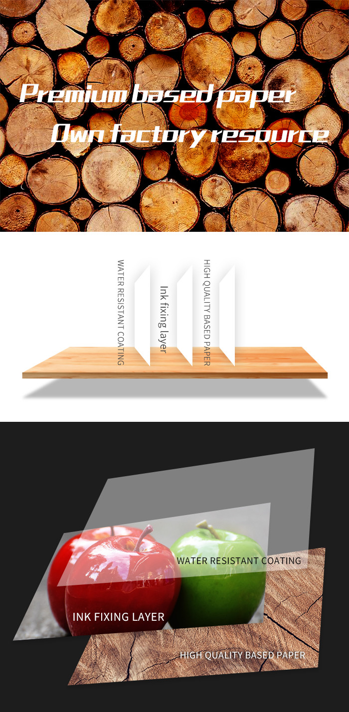 High Definition 180gsm High Gloss Photo Paper A5 For Inkjet Printer
