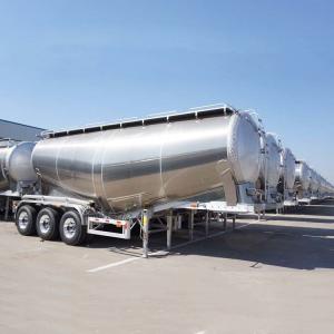 China Aluminum Alloy V Type Lime Powder 25CBM Dry Bulk Cargo Trailer wholesale