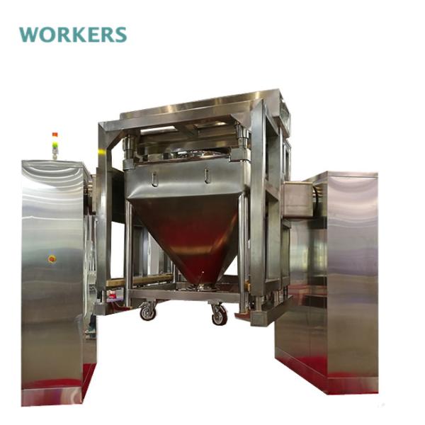 Single Arm Lift Square Cone IBC Bin Blender Pharmaceutical Industrial Chemical