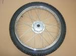 HONDA XL125 XL185s MOTOCROSS MOTORCYCLE MOTORBIKE FRONT WHEEL ASSY (DRUM BRAKE)