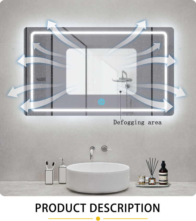 300x400mm Square Mirror Heating Pad Stick Behind the Mirror Electronic Defogger Film