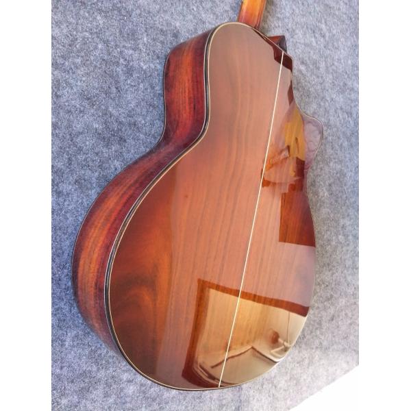 Custom Wholesales KOA body acoustic guitar KOA electric acoustic guitar Free Shipping Sunset finish KOA acoustic