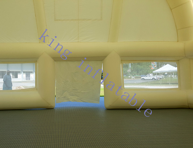 40 X 10 X 6 M PVC White Inflatable Event Tent With Strong Wind Resistance