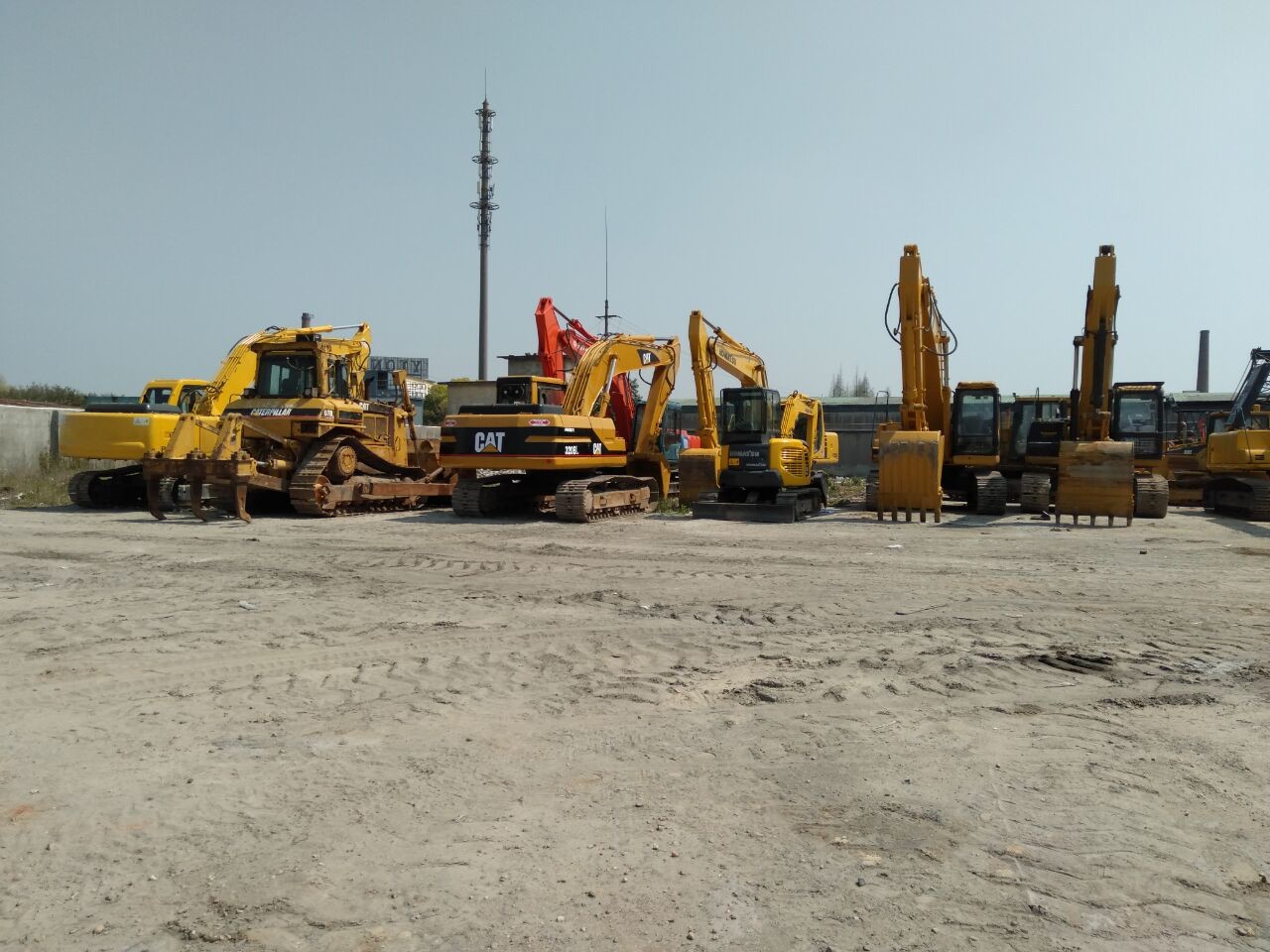Japan Made CAT D6D D6G D6H D7H D7G Used Crawler Bulldozer Dozer For Sale