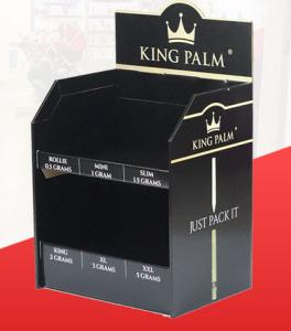 China PDQ Cosmetic Cardboard Countertop Displays Varnishing Coating wholesale