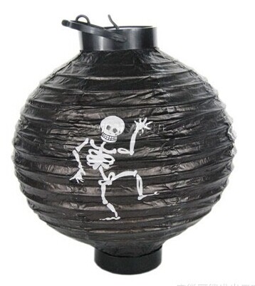 Battery paper lanterns paper lantern Solar lantern Different printing according to your request
