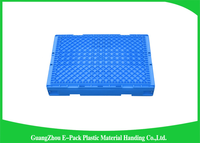Solid Collapsible Storage Crate Moving Storage , Foldable Plastic Box Eco-Friendly