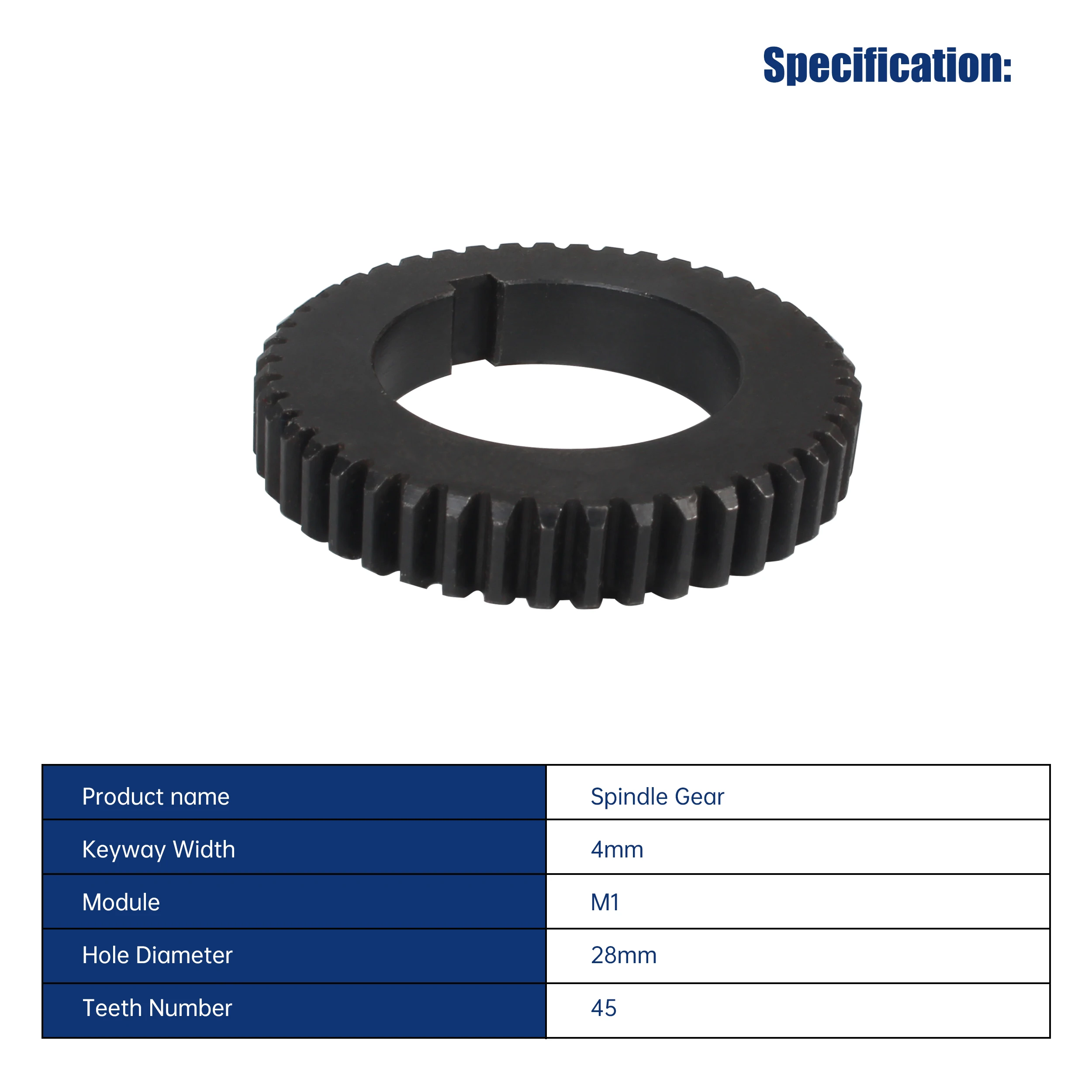 Spindle Change Gear 20T 45T For CJ0618 Metal Gear Set Lathe Machine Accessories
