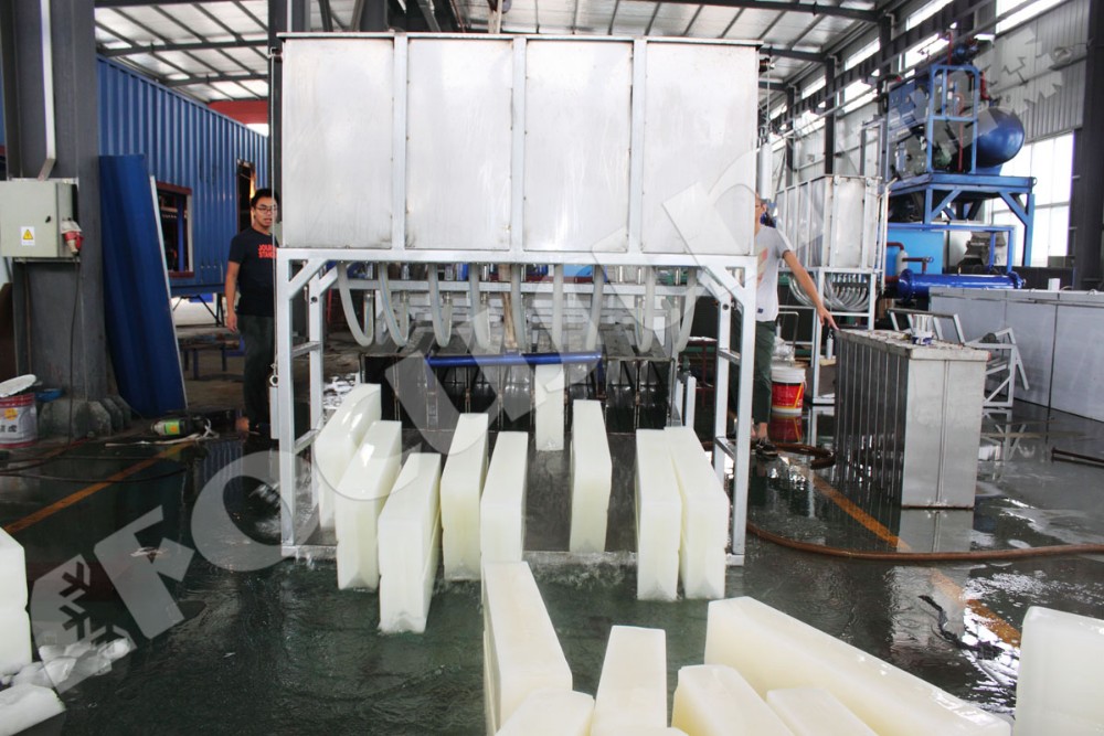 40ft Container Design Industrial Block Ice Making Machine for Maximum Ice Production