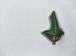 Green Leaf Metal Brooch For Men ODM Available Decorations Gifts