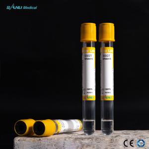 China Disposable PET Clot Activator Blood Collection With Gel 13x100mm wholesale