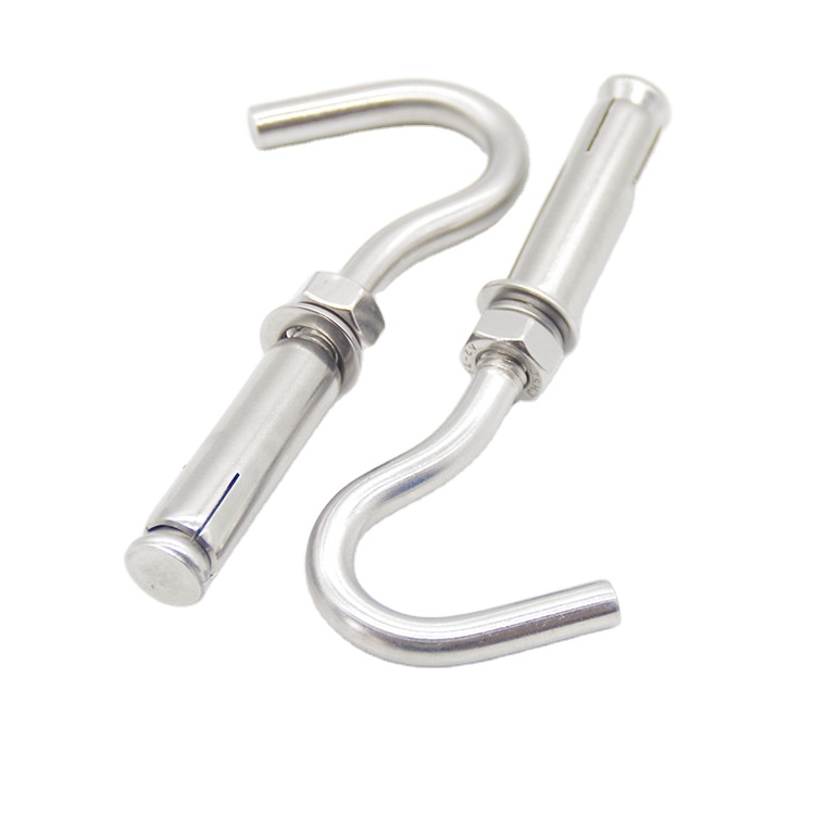ISO9001 Certified 65Mn/STAINLESS STEEL M6-M12 Hanger Clothesline Hook with Wall Plug