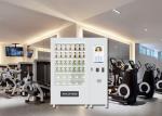 Refrigerated Automatic Fruit Fresh Salad Vending Machine 22 Inch Advertising