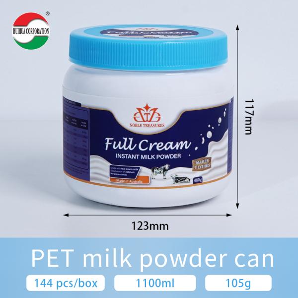 PET Bottle Wide Mouth Plastic Jars Protein Powder Bottle Milk Powder Pet Powder