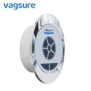 China Radio Speaker Steam Bath Equipment Oval Polishing Mirror Effect Control Panel wholesale
