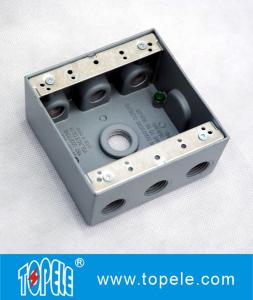 China 2 Gang Weatherproof Electrical Boxes Aluminum wholesale