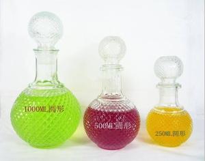 China Fancy wine glass bottle made in china wholesale