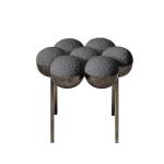 Creative Leisure Stainless Steel Dining Chair Alien Personality Single Chair