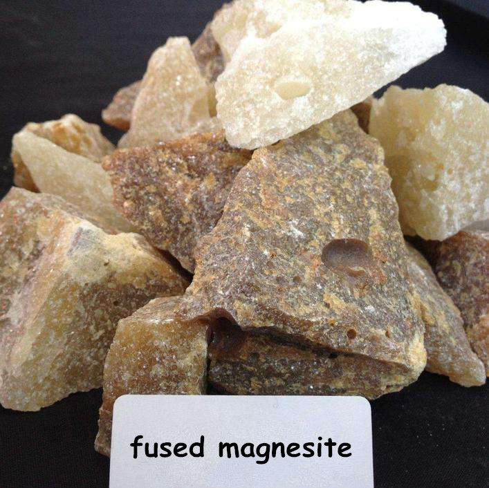 Large Crystalline Grain Fused Magnesite Dense Structure Slag Resistant