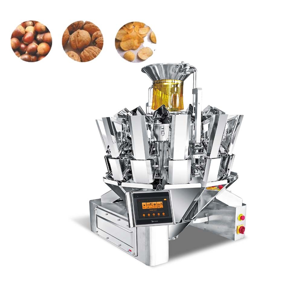 CE Certified Automatic Multihead Weigher 14 10 Heads With Gummy Candy