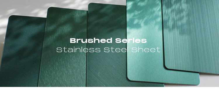 Brushed Hl 316l Stainless Steel Sheet gold plated Stainless Steel Plate