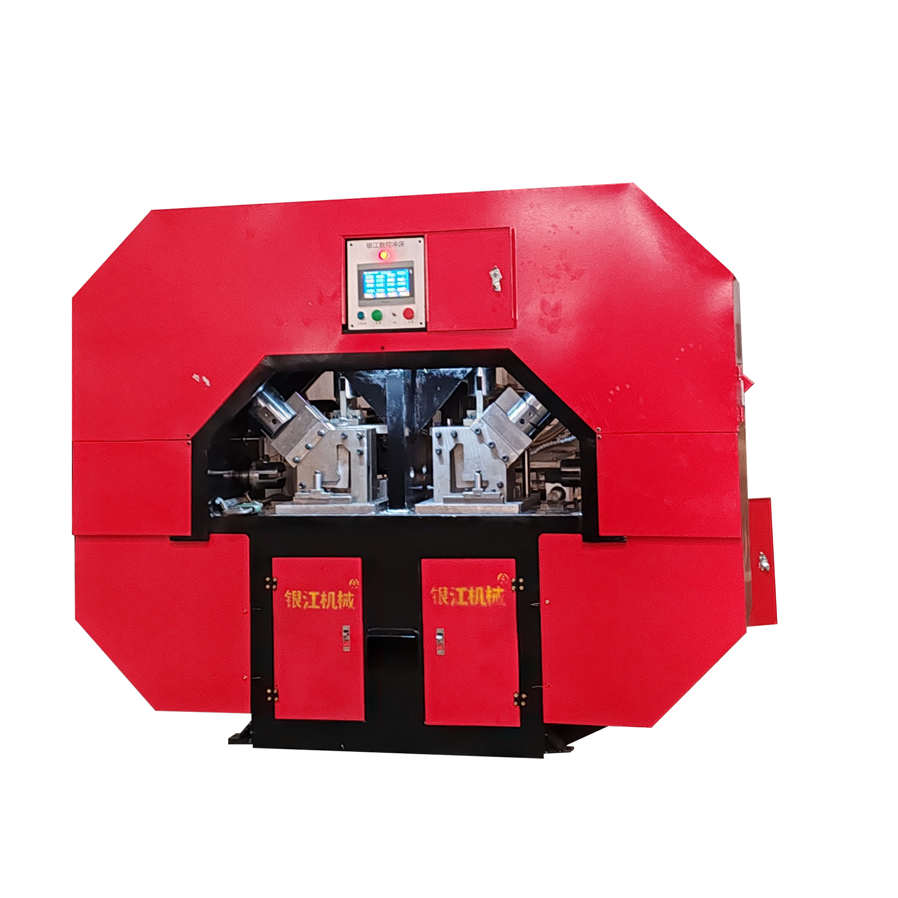 15KW Angle Steel Punching And Shear Equipment 50Hz Electric Power Source