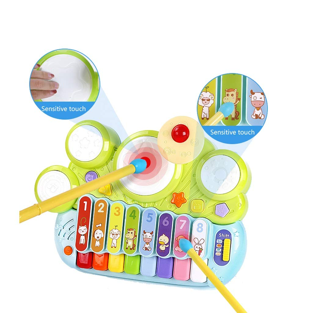 Metal Electronic Xylophone Game Drum Music Toy for 1-3 Year Olds Other Educational Toys